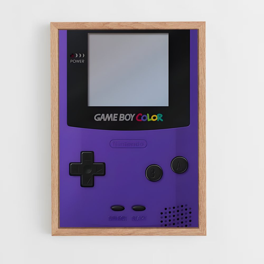 Poster Gameboy color – affiche Consoles (vue 4)